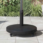 Outdoor Umbrella Base Black 48 x 48 x 32 cm Steel, Concrete 42010015