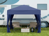 2 x 2 m Garden Pop Up Gazebo, Wedding Party Tent Marquee, Water Resistant Awning Canopy with T3398P310355