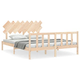 Bed Frame without Mattress 160x200 cm Solid Wood Pine 3193476