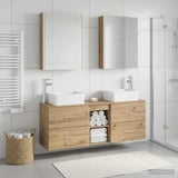 Bathroom Furniture Set 5 pcs Artisan Oak 3406854