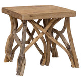 Log Coffee Table 40x40x40 cm Mixed Recycled Wood 283936
