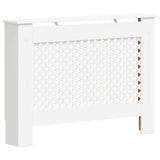 Radiator Cover White 112x19x81.5 cm MDF 284323