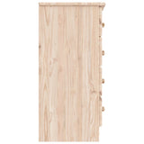 Chest of Drawers ALTA 77x35x73 cm Solid Wood Pine 353921