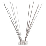 4-row Stainless Steel Bird & Pigeon Spikes Set of 20 10 m 149131
