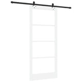 Sliding Door ORKDAL White and Black 93 x 211 cm 3332206