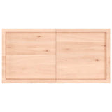 Wall Shelf 120x60x cm Untreated Solid Wood Oak 363579
