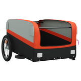 Bike Trailer Black and Orange 45 kg Iron 94040