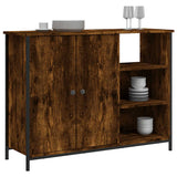 Sideboard Smoked Oak 100x33x75 cm Engineered Wood 835551