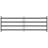 Security Grille for Windows with 4 Crossbars 3 pcs 93-174 cm 42031290