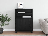 Highboard Black 60 x 36 x 110 cm Engineered wood 879622