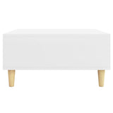 Coffee Table White 60x60x30 cm Engineered Wood 805977
