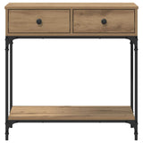 Console Table Artisan oak 75 x 34.5 x 75 cm Engineered wood 871297
