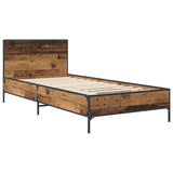 Bed Frame with Headboard Old Wood 80 x 200 cm Engineered Wood 8009109
