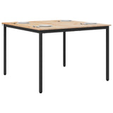 Dining Table Natural 110 x 110 x 75 cm Solid Pine Wood 892787