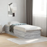 Bed Frame without Mattress Grey Sonoma 100x200 cm 3281054