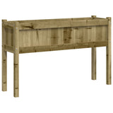 Garden Planter with Legs 110x31x70 cm Impregnated Wood Pine 837572