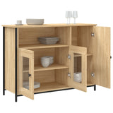 Sideboard Sonoma Oak 100x35x75 cm Engineered Wood 835510
