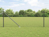 Welded Wire Fence with Spikes 50 x 1 m PVC-coated Steel 3352236