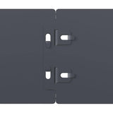 Lawn Edging 50 pcs 10 x 103 cm Cold-rolled steel Anthracite 860138