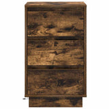 Bedside Cabinet Smoked Oak 39 x 34.5 x 65 cm Engineered wood 869630