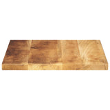 Table Top 60x60x1.5 cm Square Solid Wood Rough Mango 371325