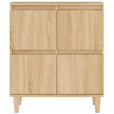 Sideboards 2 pcs Sonoma Oak 60x35x70 cm Engineered Wood 3185754