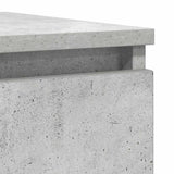 Sideboard Concrete Grey 37.5x35x99 cm Engineered Wood 861700