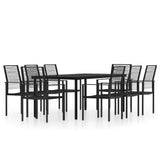 Dining Set Black 3099202