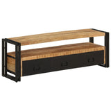 TV Cabinet 120x30x40 cm Solid Wood Mango 338466