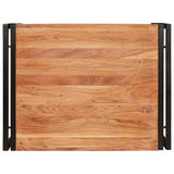 Bathroom Shelf for Brown 65 x 50 x 23 cm Solid Acacia Wood 4102755
