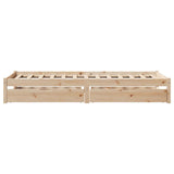 Bed Frame without Mattress 90x200 cm Solid Wood Pine 3301430