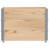 Pallet Collars 3 pcs 80x60 cm Solid Wood Pine 3295362