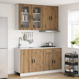 Kitchen Unit PORTO 4 pcs Artisan Oak Engineered Wood 3438344