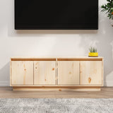 TV Cabinet 110x34x40 cm Solid Wood Pine 813849