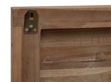 Bed Headboard Natural Solid Teak Wood 42024575
