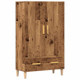 Highboard Old Wood 70x31x115 cm Engineered Wood 856914