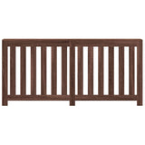 Radiator Cover Brown Oak 175x20x82 cm Engineered Wood 852759