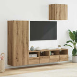TV Wall Units 4 pcs Artisan Oak Engineered Wood 3402780