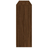 Sideboard with LED Lights Brown Oak 162x37x100 cm 3209148