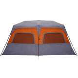 Family Tent 10-Person Grey and Orange Quick Release Waterproof 94291