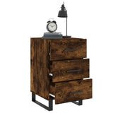 Bedside Cabinet Smoked Oak 40x40x66 cm Engineered Wood 827689