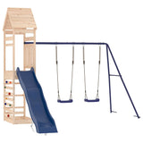 Outdoor Playset Natural wood, Blue Solid pine wood, Polypropylene 3156931