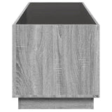 Coffee Table with Infinity LED Grey Sonoma 90x50x50 cm 847670