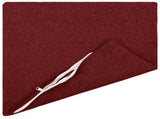 Cushion with Pillow HEERLEN 6 pcs Wine Red Fabric 926897