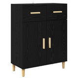 Sideboard Black oak 34 x 69.5 x 89 cm Engineered wood 880672