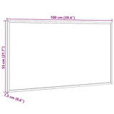 Magnetic Whiteboard with Solid Pine Wood Frame 100x55 cm 4017407