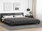 Summer Duvet Anthracite and Taupe 220 x 240 cm Microfiber 42025425
