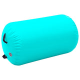 Inflatable Gymnastic Roll with Pump 100x60 cm PVC Green 92713