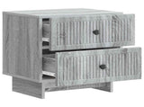 Bedside Cabinet 2 pcs Grey Sonoma 43 x 34.5 x 47.5 cm 893848
