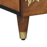 Bedside Cabinet Honey Brown 40 x 33 x 46 cm Solid Mango Wood 4018734